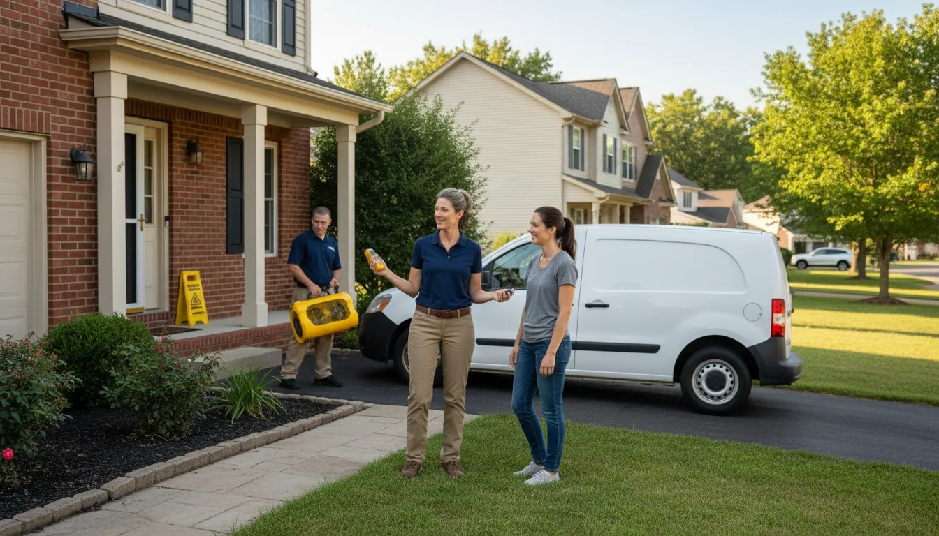 Residential water damage restoration in Waubun, MN